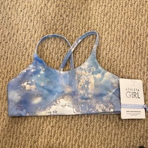 Athleta girl- take it easy printed bra